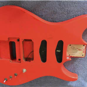 1988 Ibanez 540P FA (Five Alarm Red) PROJECT GUITAR (Body and Neck) JS Satriani image 2