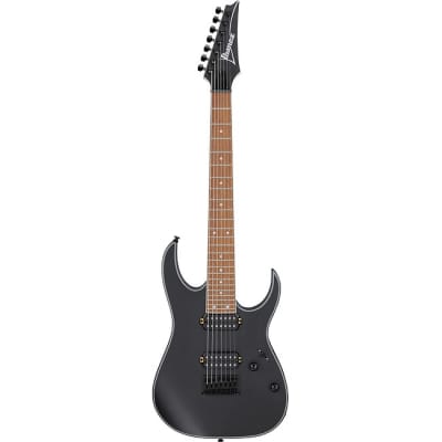 Ibanez IBANEZ RG7421EX-BKF RG-Serie E-Gitarre 7 String, black flat for sale