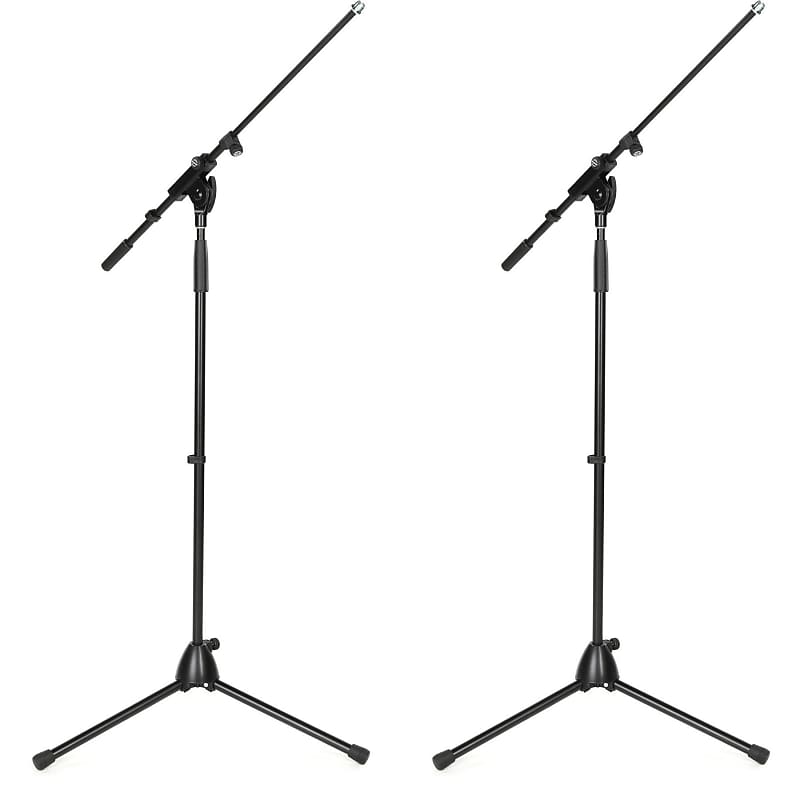 K M Microphone Stand With Telescoping Boom Arm Pack Reverb