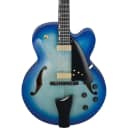 Ibanez AFC155JBB Contemporary Archtop Electric Guitar - Jet Blue Burst