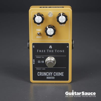 豊潤な倍音‼️Free The Tone CRUNCHY CHIME ブースター CRUNCHY CHIME CC-1B｜PRODUCTS｜Free The Tone