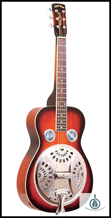 Gold Tone PBS Paul Beard Signature-Series Squareneck Mahogany Resonator Guitar w/case image 1