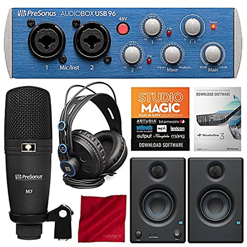 PreSonus AudioBox 96 Studio Plus Recording Kit with Studio One