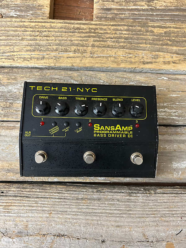 Tech 21 SansAmp Programmable Bass Driver DI