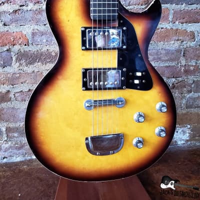 Global Lawsuit Era Single Cut-Style Electric Guitar (1970s, Honeyburst) image 3