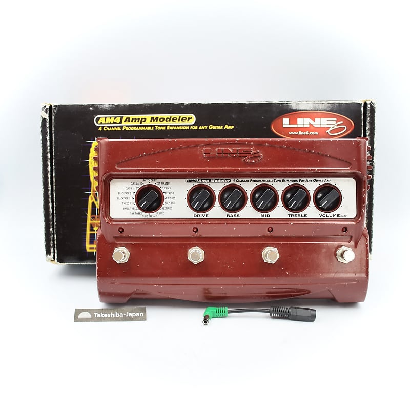 Line6 AM4 Programmable Amp Modeler With Original Box Guitar