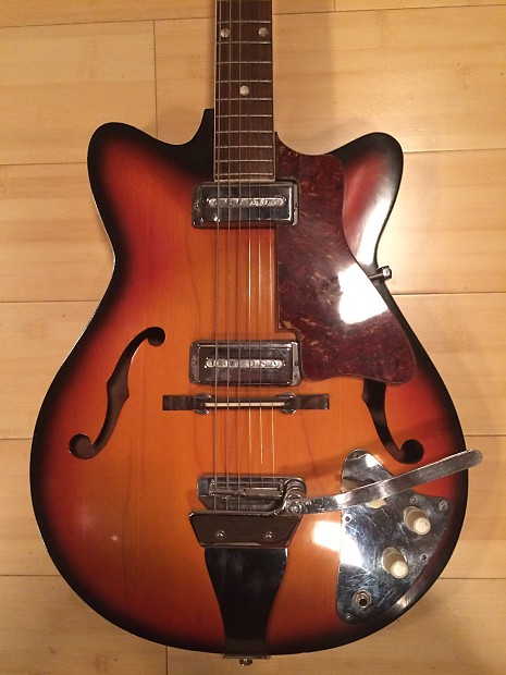Kingston hollow online body guitar