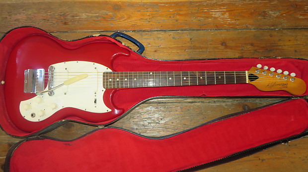 Vintage 1960's Gibson Kalamazoo USA KG-2a Electric Guitar w/ Tremolo & Original Case Very Rare image 1