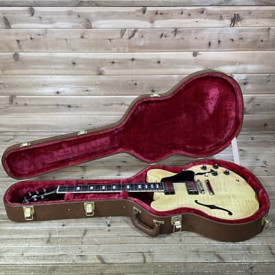 Gibson ES-335 Figured Electric Guitar - Antique Natural image 7