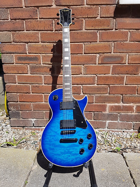 Nevada Les Paul style Blue Burst