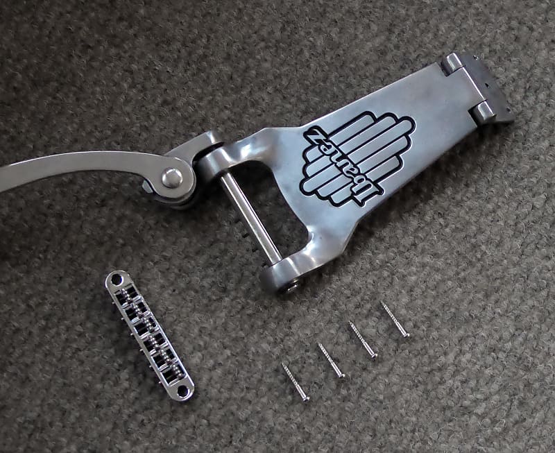 Ibanez Bigsby-Style Vibrato/Tremolo Tailpiece with Roller Bridge for  Artcore AF/AG/AK Hollow Body