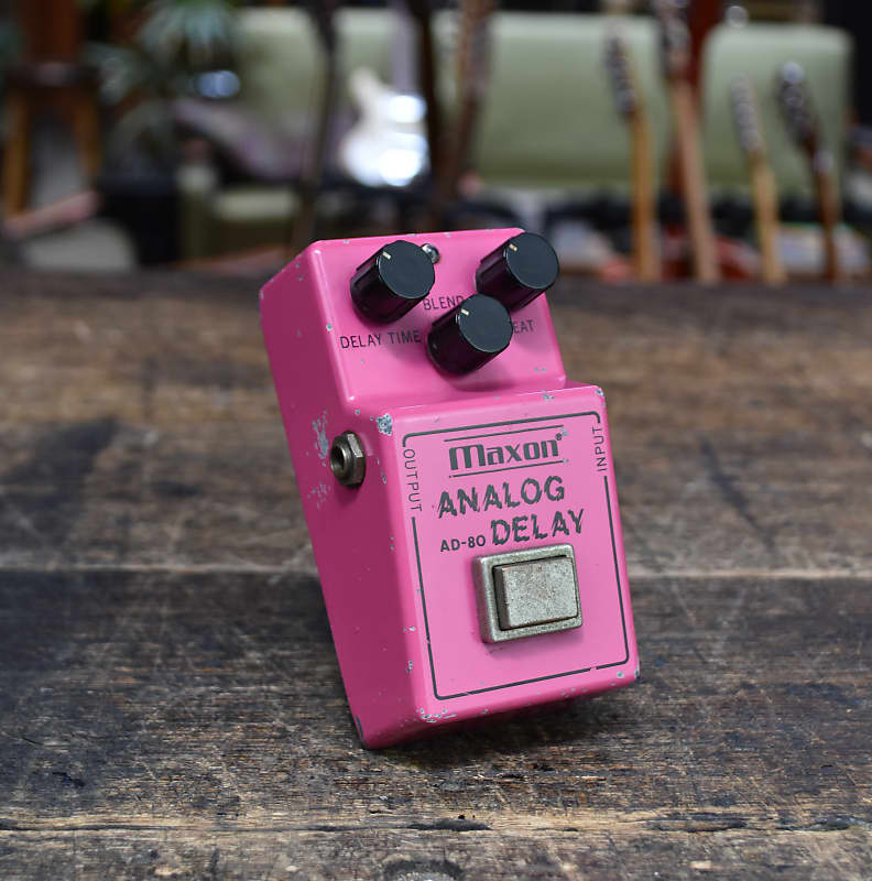 Maxon AD-80 Analog Delay 1990s - Pink | Reverb