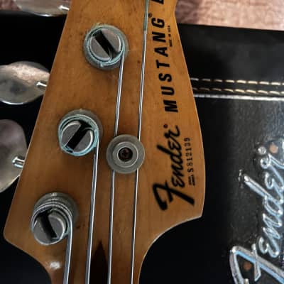 Fender Mustang Bass with Maple Fretboard 1975 - 1979 - Natural image 6