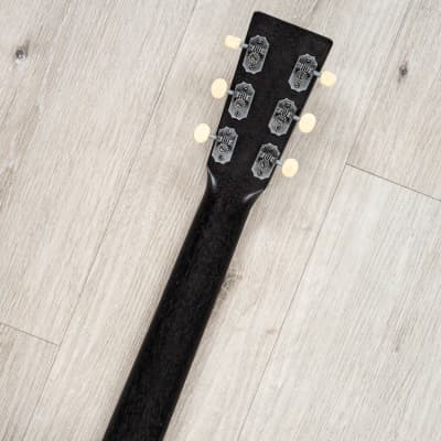 Martin 000-17E Acoustic Electric Guitar, Rosewood Fretboard, Black Smoke image 22