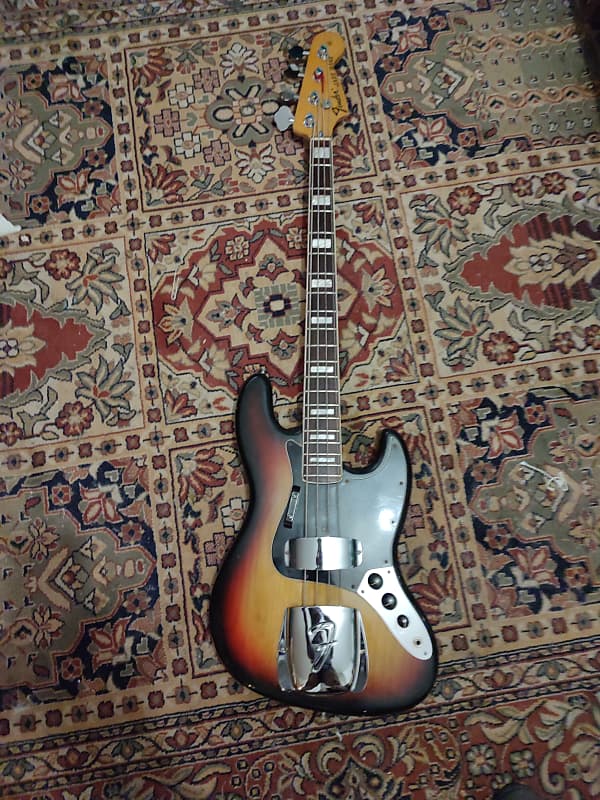 Fender Jazz Bass 1976 - Sunburst | Reverb