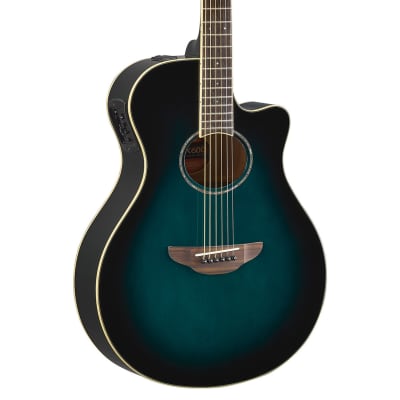 【程度◎】YAMAHA APX600 エレアコ Fishman Yamaha APX600 Thinline Cutaway Acoustic-electric Guitar