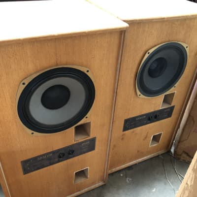 Tannoy SRM12B speakers  1970  Wood image 5