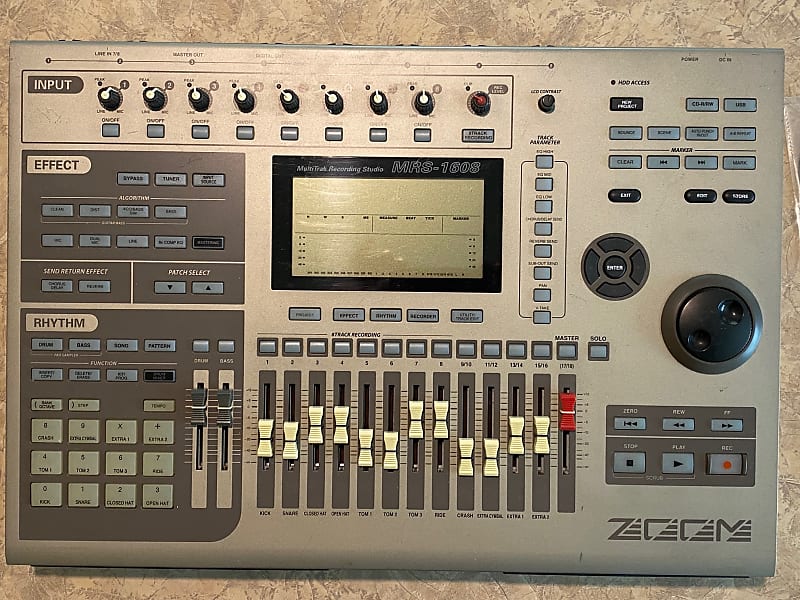 ZOOM MRS-1608 MultiTrak Digital studio recorder