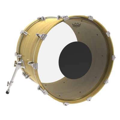 Remo CS0315-10 Clear Controlled Sound Drum Head - 15-Inch - Black Dot on Top image 2