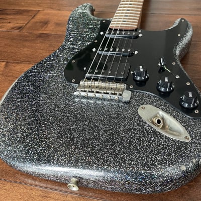 Xotic California Classic XSC-2 Electric Guitar Halo Sparkle over Black 2635 image 3