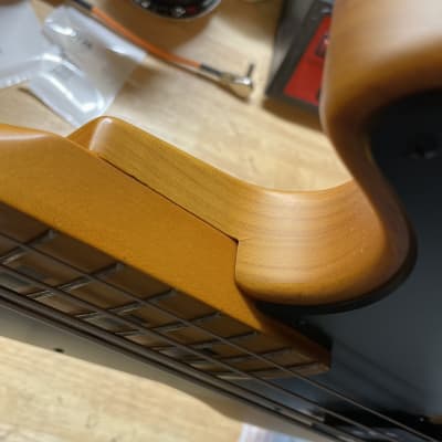 Schecter Model-T Session 4-String Bass Michael Anthony Pickup Upgrade Aged Natural Satin image 5