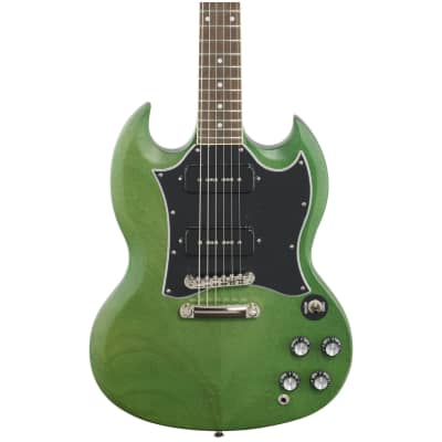 Epiphone SG Classic Worn P90 Electric Guitar, Inverness Green image 1