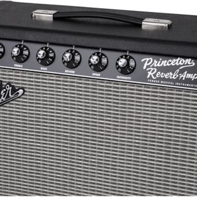 Fender '65 Princeton Reverb 1x10" 12-watt Tube Combo Amp w/Footswitch, Cover image 7