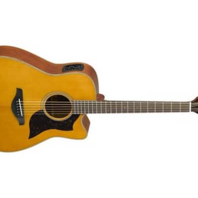 Yamaha A1M Acoustic-Electric Guitar (Vintage Natural)  (DEC23) image 1