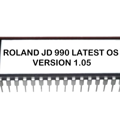 Roland JD-990 V. 1.05 firmware upgrade Update EPROM latest OS JD990 chip ic