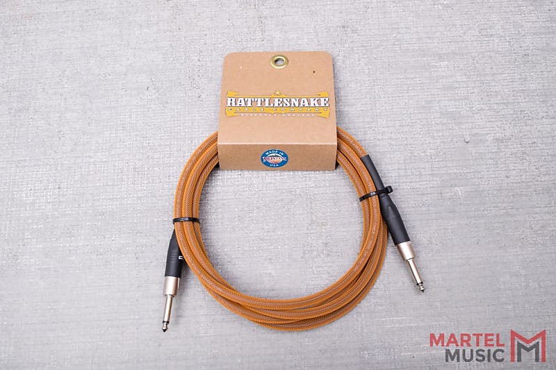 Rattlesnake Cable 10' Standard in Copper Straight Plugs image 1