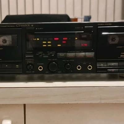 AKAI_CS-F33R カセットデッキ Akai CS-F33R vintage stereo cassette deck player with Wood case