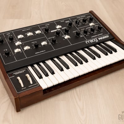 1983 Moog Prodigy Vintage Analog Synthesizer w/ External Control, C/V/Gate, Fully Serviced