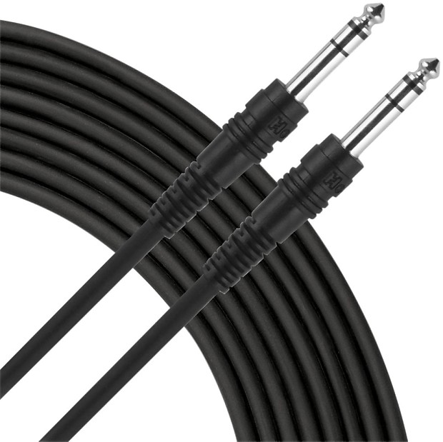 Live Wire T3BT 1/4" TRS Balanced Patch Cable - 3' image 1