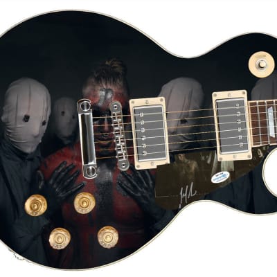 Tom MacDonald Autographed Signed Custom Photo Graphics Guitar ACOA for sale