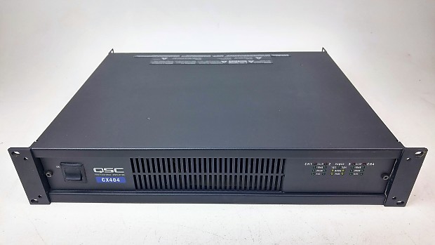 QSC CX404 4-Channel Power Amp with Powerwave image 1