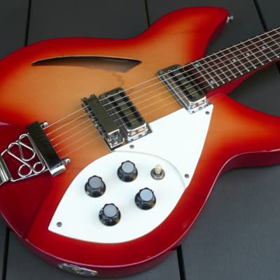【すきやき様】『Session Rocker』Rickenbackerコピー Session Rocker Rick Copy 1990's Black Guitar For Sale Twang