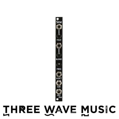 2hp Sine - Sine Wave VCO Black Panel [Three Wave Music] image 1