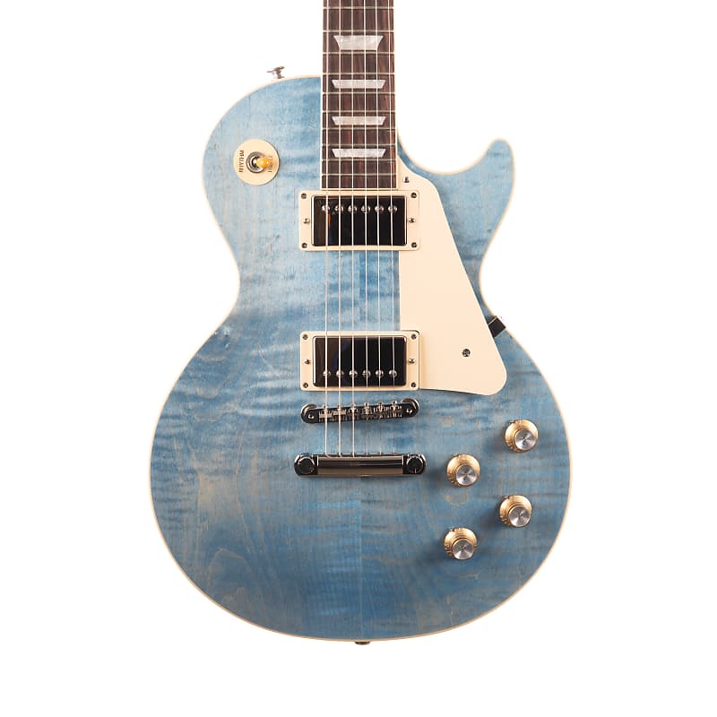 Gibson Les Paul Standard 60s Figured Top Ocean Blue Reverb
