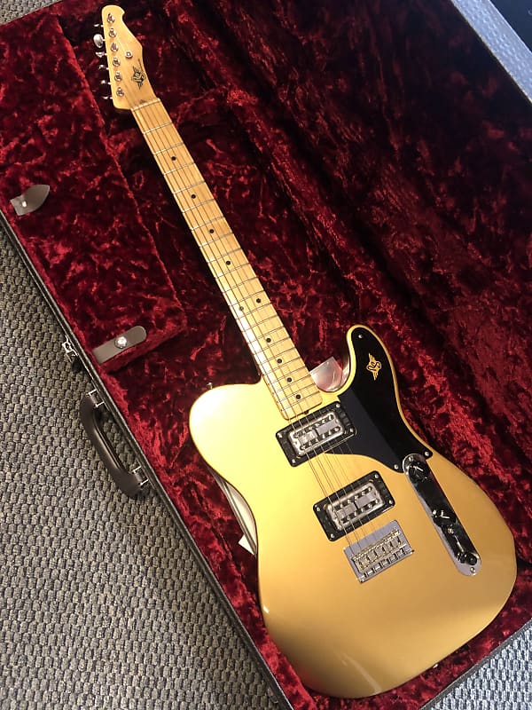 RS Guitarworks Rockabilly Sr Tele TV Jones Gold sparkle Reverb
