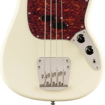 Squier Classic Vibe '60s Mustang Bass Laurel FB, Olympic White image 1