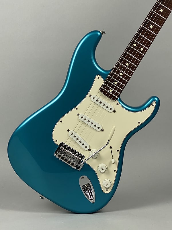 Fender Mim Stratocaster Mexi Strat 2009 Lake Placid Blue Reverb 7053