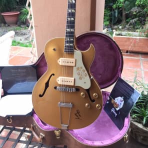 GIBSON ES-295 Limited Edition Scotty Moore BILLION GOLD image 9
