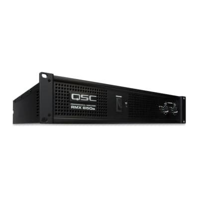 QSC RMX850a 850a Professional Quality Performance, Two Channels Power Amplifier with XLR Input and NL4 Output Connectors and LED Indicators image 2