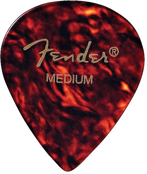Fender 551 Shape Picks, Shell, Medium, 12 Count 2016 image 1