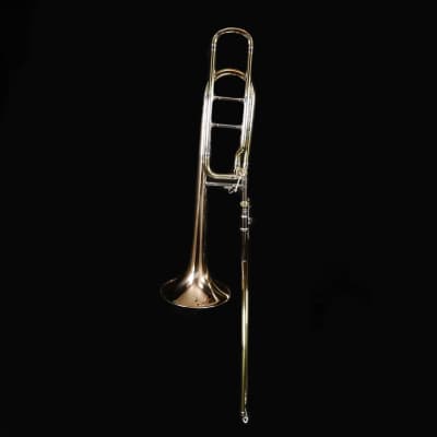 Bach 42BOG Stradivarius Profess Tenor Trombone F Rotor Open Wrap Gold Brass Bell image 5