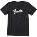 Fender 3D Logo T Shirt Black Size Medium