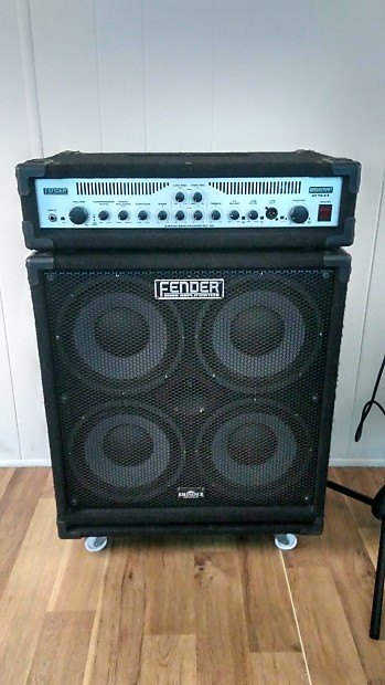 Fender Bassman Amp Half Stack 250 Head 410 Cabinet Eminence Speakers Reverb