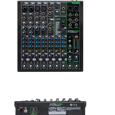 Mackie ProFX10v3 10-Channel Effects Mixer | Reverb