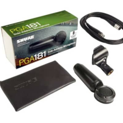 SHURE PGA181 SIDE-ADDRESS CONDENSER MICROPHONE WITH XLR CABLE Free Shipping image 2