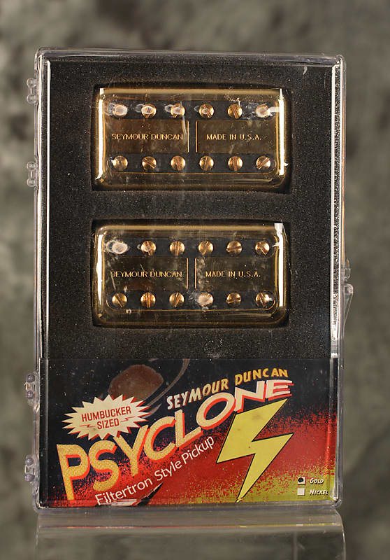 Seymour Duncan Psyclone Filtertron Style Humbucker Pickup Set Gold w FAST n  FREE Shipping